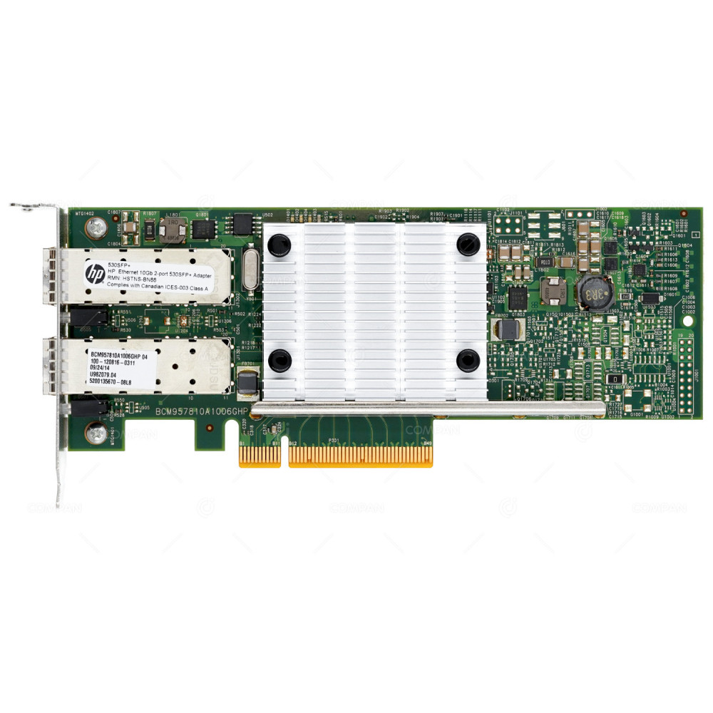 656244-001 LP HP 530SFP+ ETHERNET DUAL PORT 10GB SFP+ ADAPTER LOW PROFILE